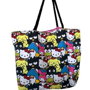 Colourful Hello Kitty & Friends Tote Bag